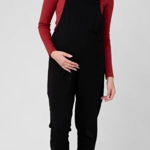 Ripe Maternity Perrie Playsuit Black Size 12 (fit's like medium/large)